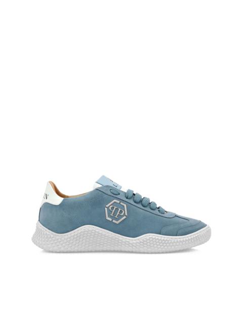 Runner suede sneakers