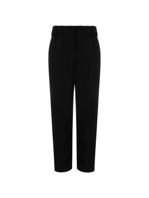 cotton tapered trousers