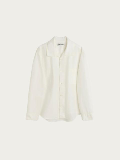 Our Legacy Funnel Shirt - White Dense Poplin