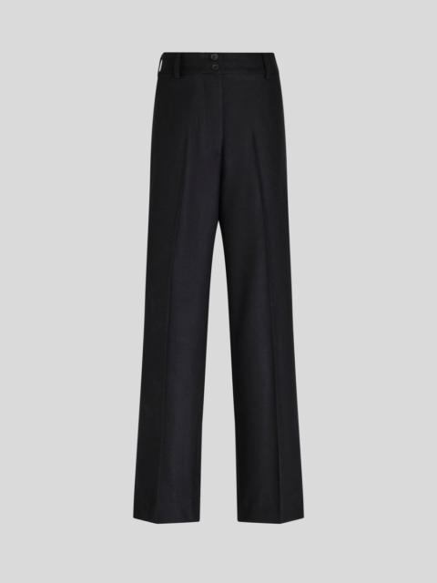 Etro VIRGIN WOOL PALAZZO TROUSERS