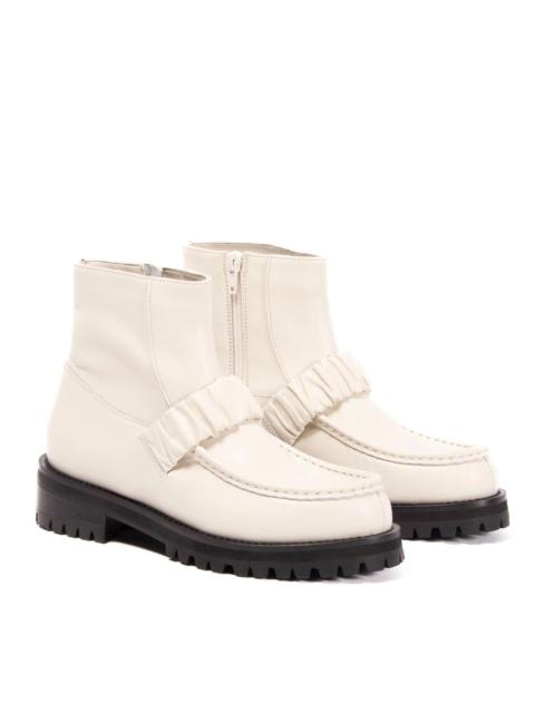 Elleme Andrea Loafer Boots Cream