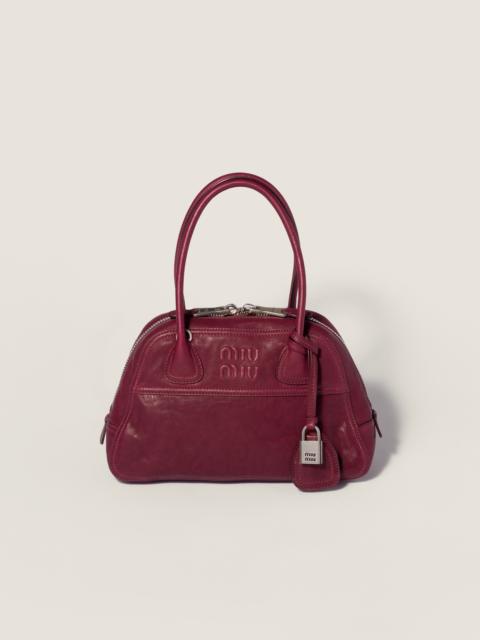 Miu Miu Vivant nappa leather bag
