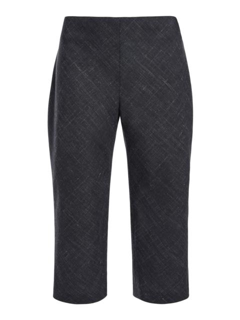 CHRISTOPHER ESBER Banyan Capri Wool Pants black
