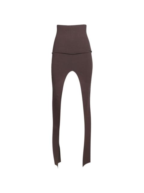 Rick Owens fitted slit skirt