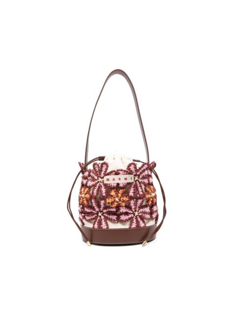 Marni floral bucket bag