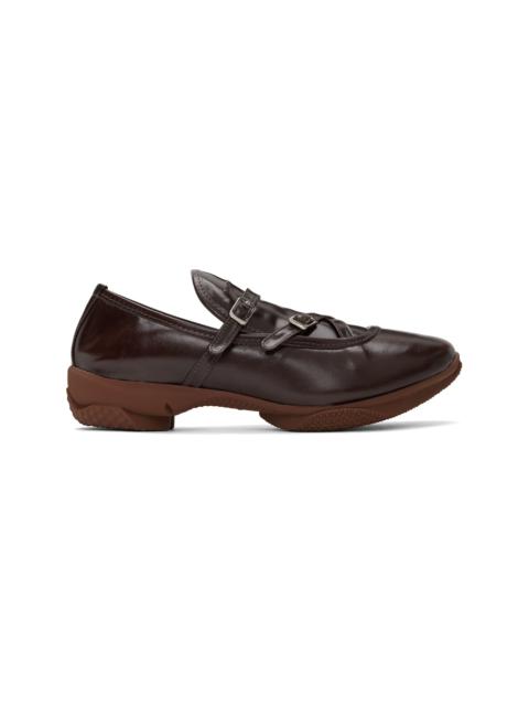 Kiko Kostadinov Brown Sonia Buckled Loafers