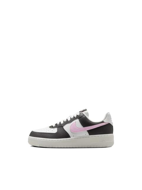 Nike Air Force 1 swoosh logo perforated sneakers