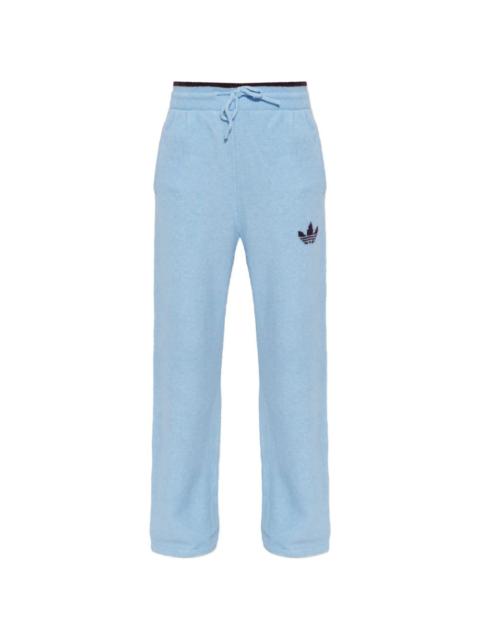 adidas logo-embroidered track pants