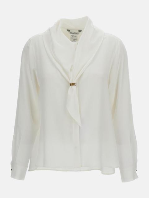 Max Mara Silk Shirt with Foulard