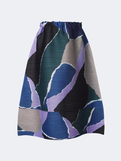 Pleats Please Issey Miyake Surprise! pleated printed midi skirt
