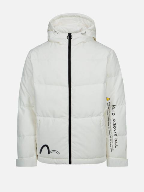 EVISU Kamon Embossed Down Jacket