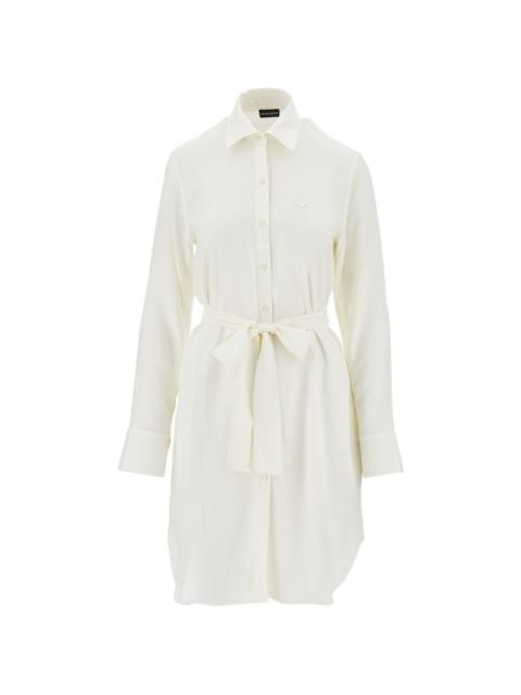 EMPORIO ARMANI tie-fastening shirt dress