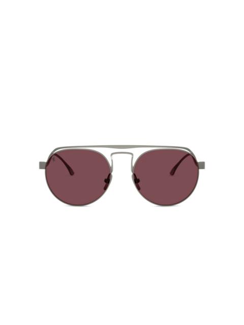 Ferrari round-frame double-bridge sunglasses