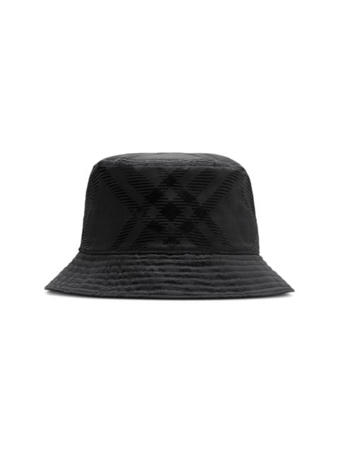 Burberry check bucket hat