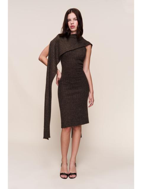 GUIZIO HOODED KNIT DRESS
