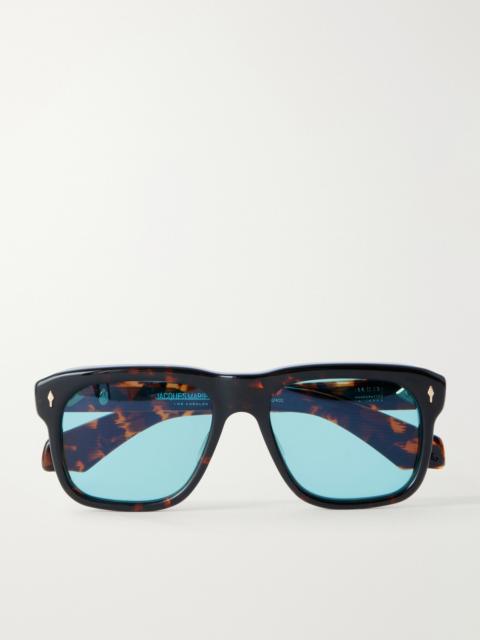 JACQUES MARIE MAGE Yves Rectangle-Style Acetate Sunglasses