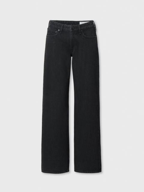 rag & bone Cam Relaxed Straight Jean Low-Rise in Rigid Denim