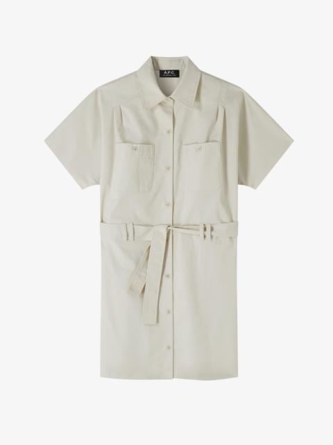 A.P.C. NEW DREW COURTE DRESS