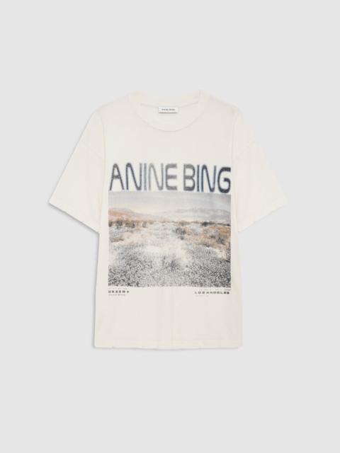ANINE BING Cade Tee Wildflowers - Off White