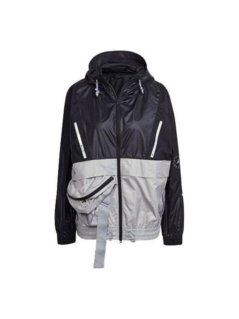 adidas (WMNS) adidas by Stella McCartney Casual Jackets 'Black Grey' H62016