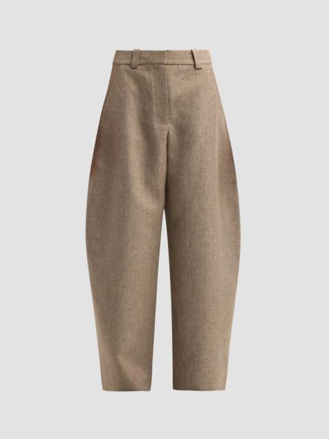 RONNY KOBO Women's Vienna Barrel-Leg Pants - Melange Taupe