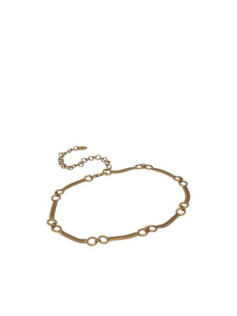 Levi's Franchesca snake-link chain belt