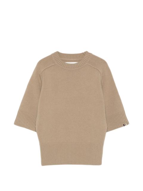 extreme cashmere Nº374 Lauren half-sleeve sweater