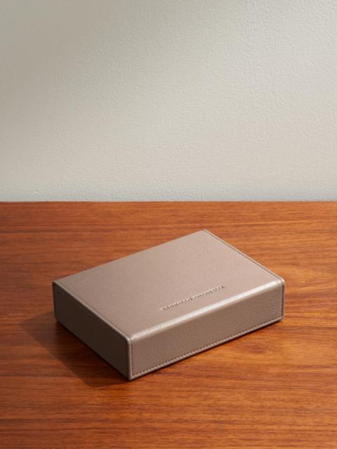 Brunello Cucinelli Full-Grain Leather Playing Card Set