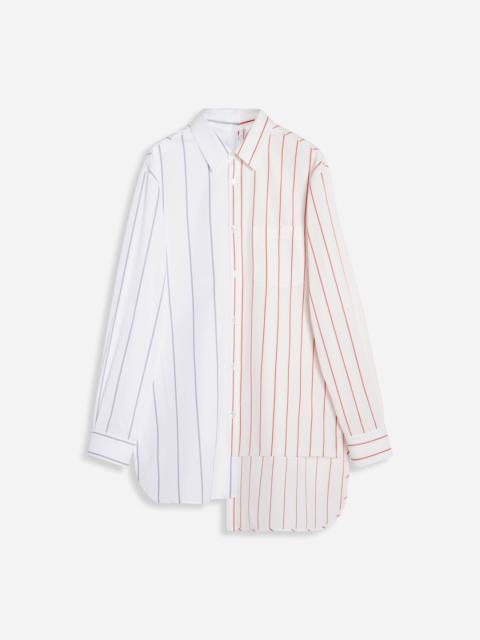 DUAL-PRINT STRIPED SHIRT