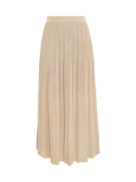 Zimmermann DEVI LUREX RIB MIDI SKIRT