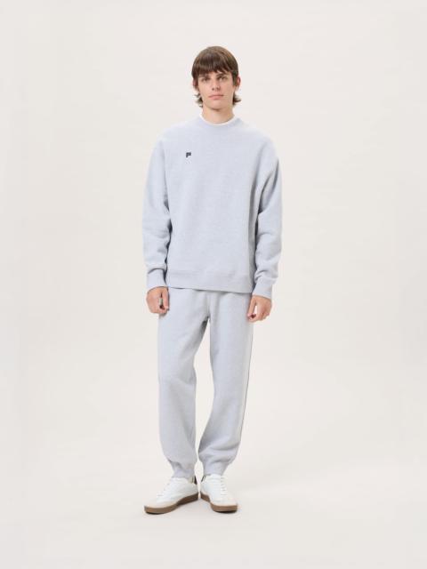 PANGAIA Mens Heavyweight Track Pants - Grey Marl