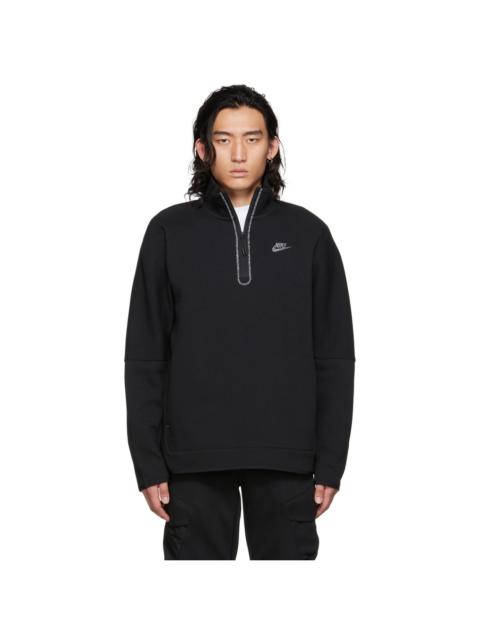 Nike Black Sportswear Half-Zip Sweatshirt
