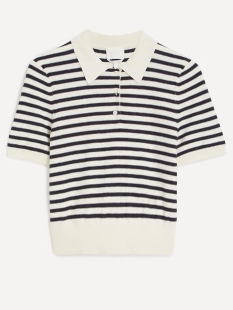 A.P.C. Ruby Striped Cotton-Cashmere Polo