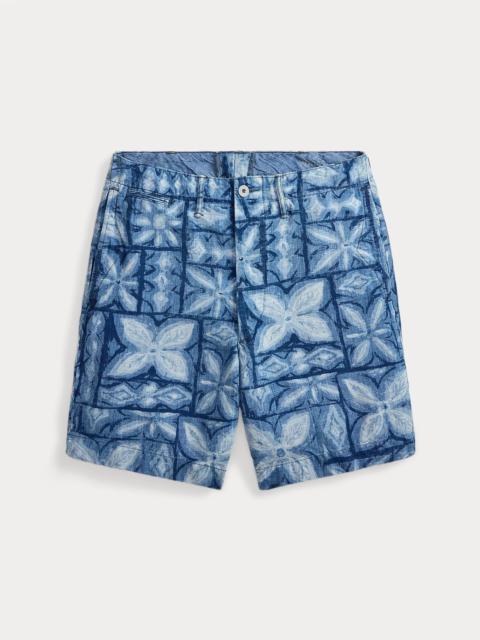 RRL by Ralph Lauren Indigo Linen-Cotton Officer’s Short
