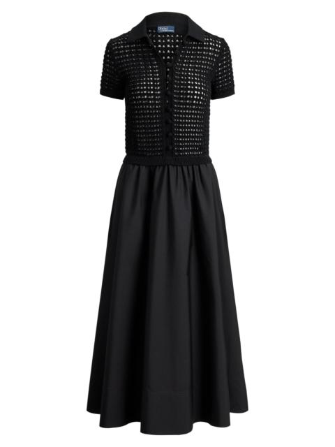 Polo Ralph Lauren Women's Knit Cotton A-Line Maxi Dress - Polo Black