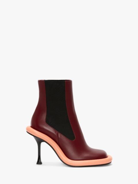 JW Anderson CHELSEA BUMPER-TUBE HEEL BOOTS