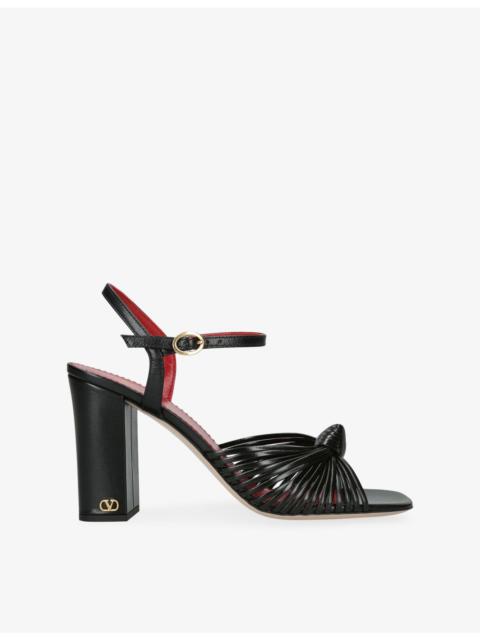 Valentino Annet 90 Leather Heeled Sandals