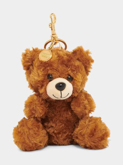 Moschino Plush Faux-Fur Teddy Bear Charm
