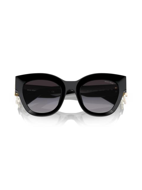 51mm Gradient Square Sunglasses