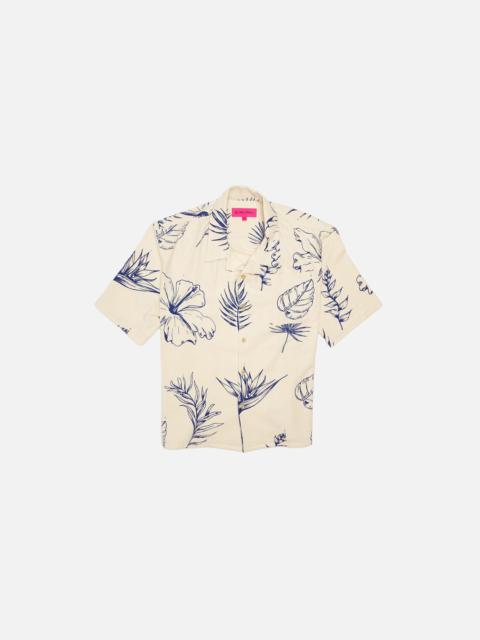 The Elder Statesman BOTANIC CAMP SHIRT SS