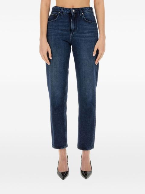 Dolce & Gabbana denim crop trousers