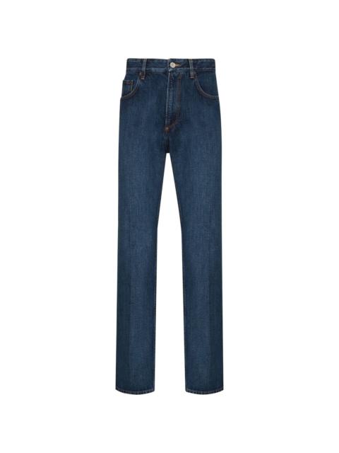 BALENCIAGA faded slim-leg jeans