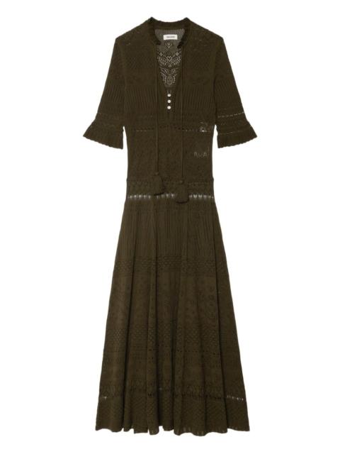 Zadig & Voltaire lace-details maxi dress