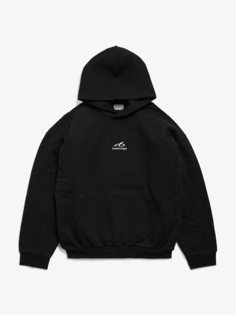 BALENCIAGA Men's Bodies Medium Fit Hoodie in Black