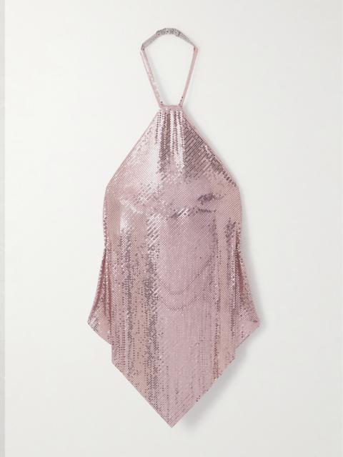 rabanne Open-back Chainmail Halterneck Top