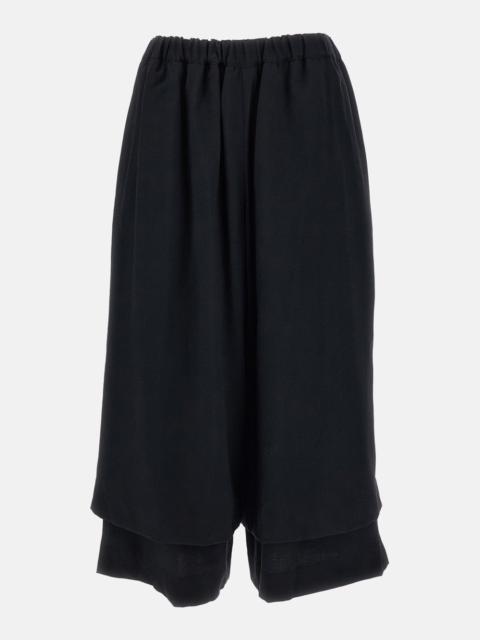Comme Des Garçons WIDE-Leg WOOL PANTS