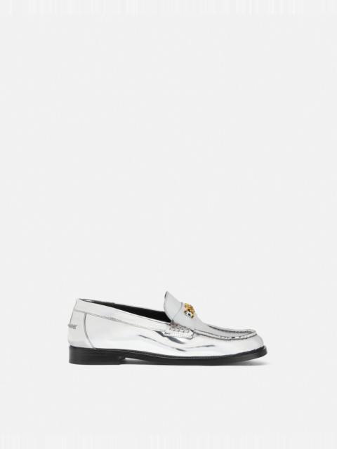 VERSACE Medusa '95 Metallic Loafers