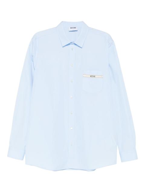 Moschino logo-tag shirt