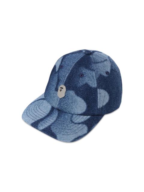 BAPE Rainbow Jacquard Metal Ape Head One Point Logo Pin Cap 'Multicolor'