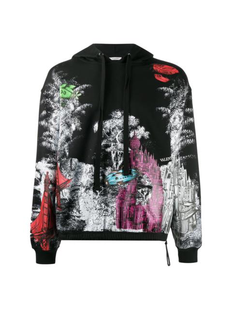 Dreamatic print hoodie